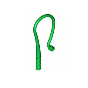 레고 부품 채찍 녹색 Green Minifigure, Weapon Whip Bent Flexible 6080391