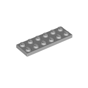 레고 부품 플레이트 밝은 회색 Light Bluish Gray Plate 2 x 6 4211452